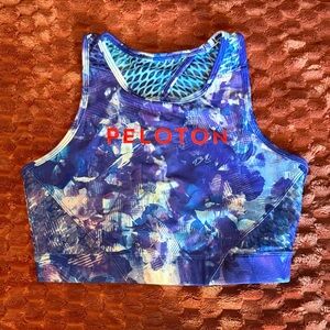 Peloton Blue and Purple Sports Bra